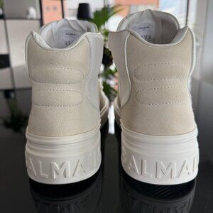 Balmain B-Skate Sneakers – Men’s Size 9.5 High top White